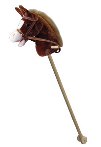 Hobbyhorse - dark brown - plush